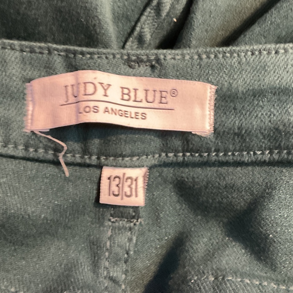 Judy Blue Forest Green Flare Jeans - Picture 6 of 10